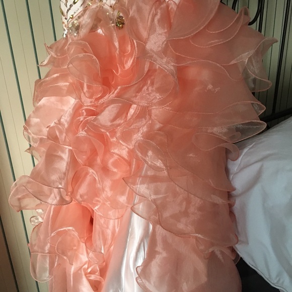 Sherri Hill full length gown. Size 0. Worn once. - Picture 3 of 11